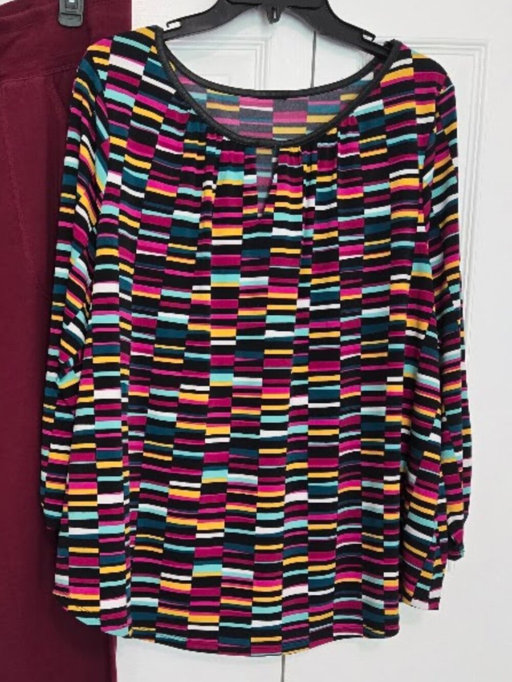 Colorful block shirt